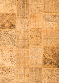 Patchwork Orange Transitional Rug, con1984org