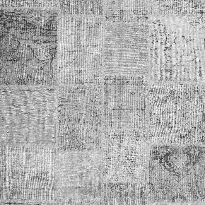 Patchwork Gray Transitional Rug, con1984gry