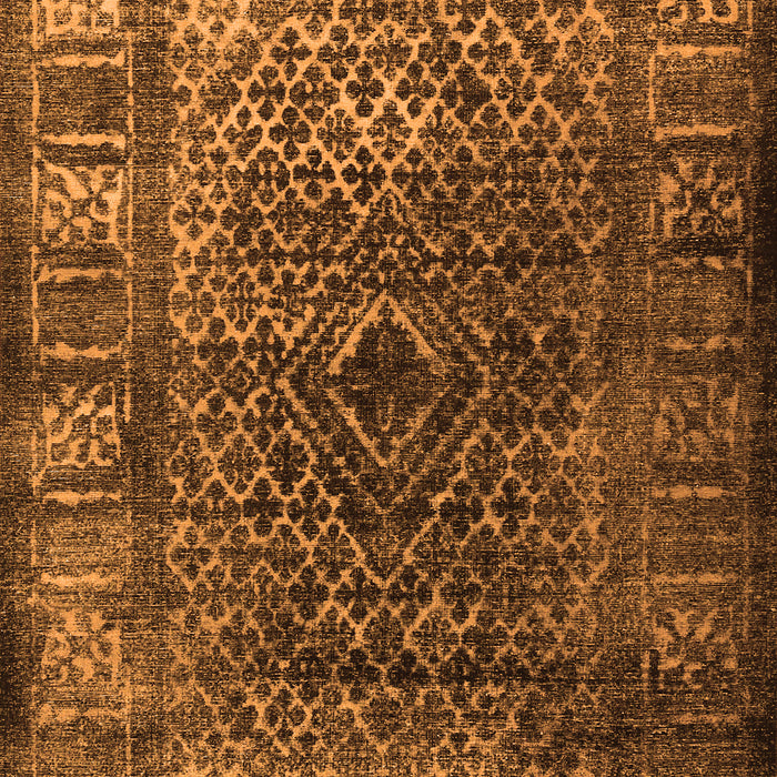 Abstract Orange Contemporary Rug, con1986org