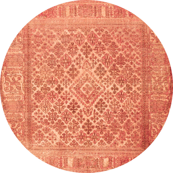 Machine Washable Persian Orange Bohemian Area Rugs, wshcon1987org