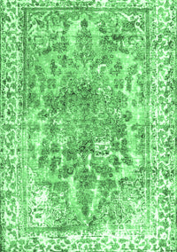 Abstract Emerald Green Contemporary Rug, con1988emgrn