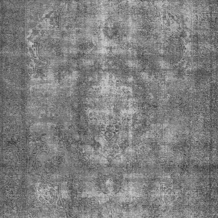 Serging Thickness of Machine Washable Persian Gray Bohemian Rug, wshcon1989gry