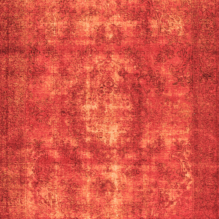 Serging Thickness of Machine Washable Persian Orange Bohemian Area Rugs, wshcon1989org