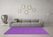 Machine Washable Abstract Purple Contemporary Area Rugs in a Living Room, wshcon198pur