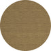 Round Abstract Brown Contemporary Rug, con198brn