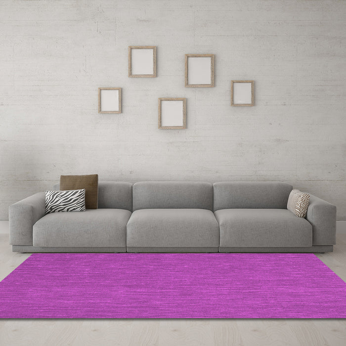 Machine Washable Abstract Pink Contemporary Rug in a Living Room, wshcon198pnk