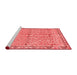 Contemporary Red Washable Rugs