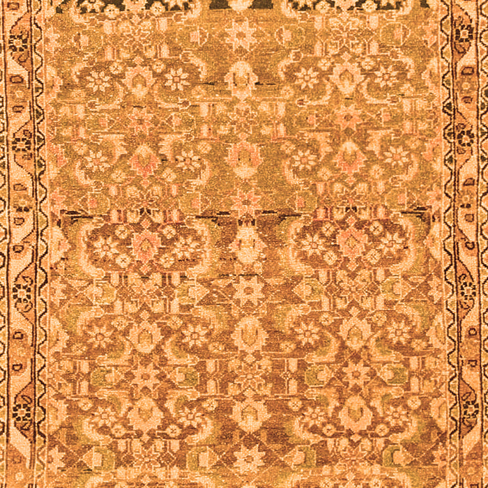 Abstract Orange Contemporary Rug, con1990org