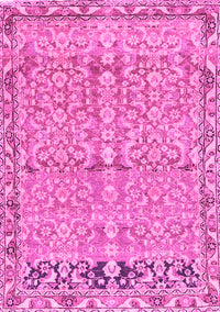 Abstract Pink Contemporary Rug, con1990pnk