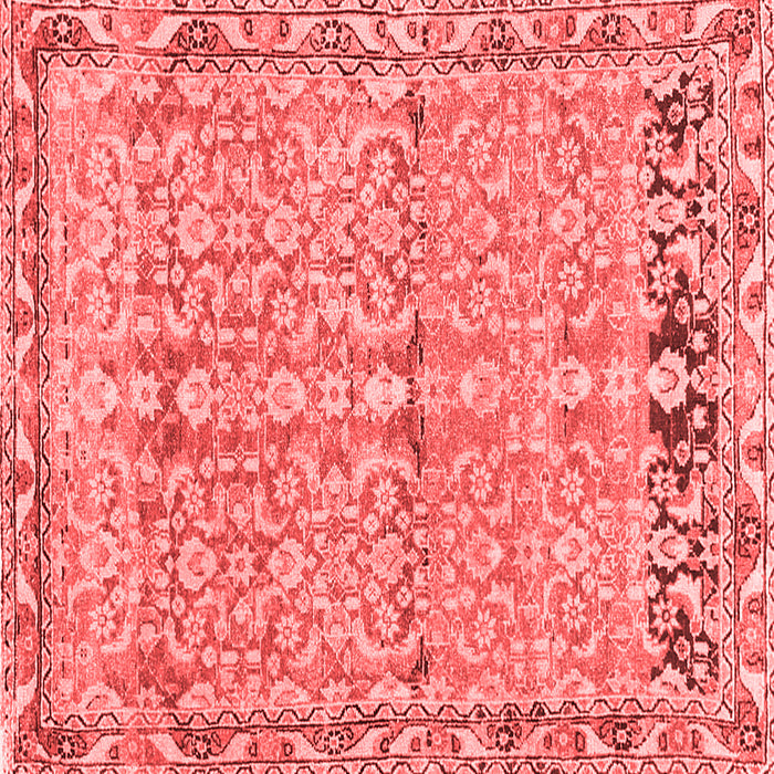 Machine Washable Abstract Red Contemporary Rug, wshcon1990red