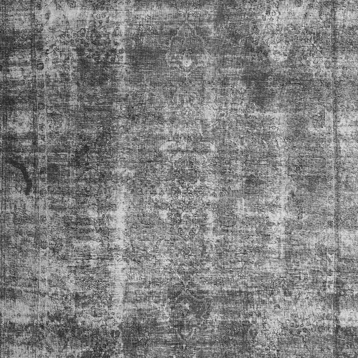Serging Thickness of Machine Washable Abstract Gray Contemporary Rug, wshcon1991gry