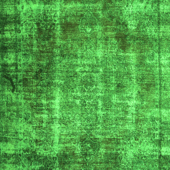 Abstract Green Contemporary Rug, con1991grn