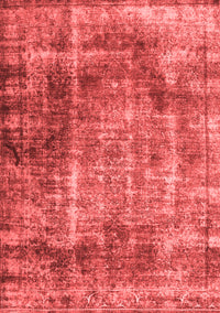 Abstract Red Contemporary Rug, con1991red