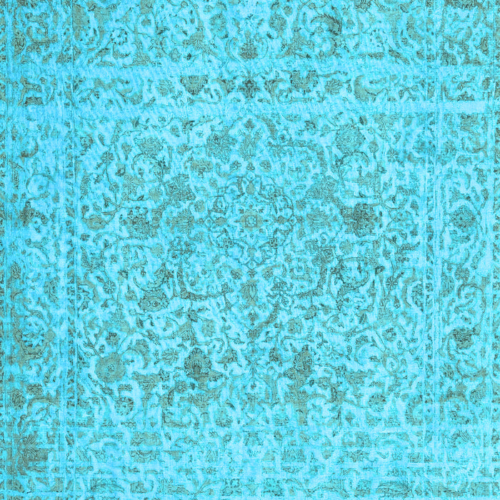 Abstract Light Blue Contemporary Rug, con1992lblu