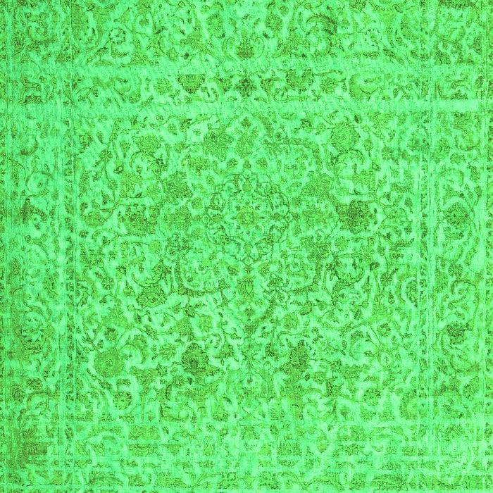 Abstract Green Contemporary Rug, con1992grn