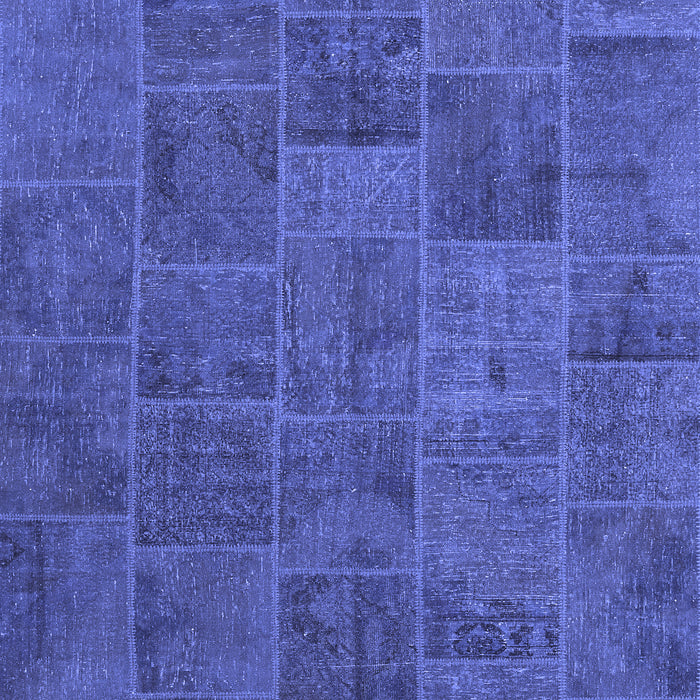 Patchwork Blue Transitional Rug, con1993blu