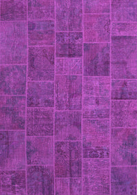 Patchwork Pink Transitional Rug, con1993pnk