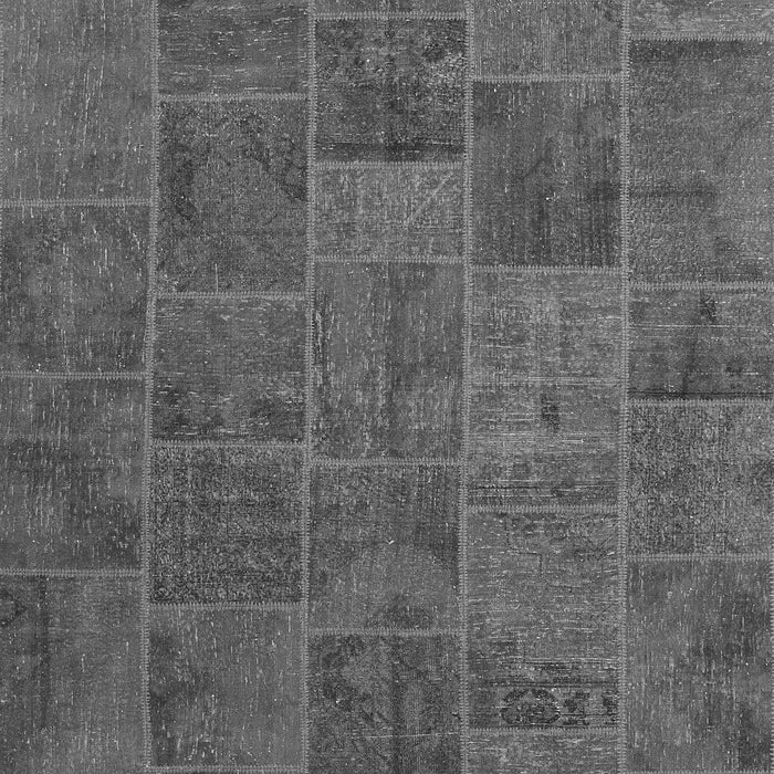Patchwork Gray Transitional Rug, con1993gry