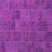 Square Patchwork Pink Transitional Rug, con1993pnk