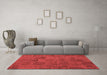 Transitional Red Washable Rugs