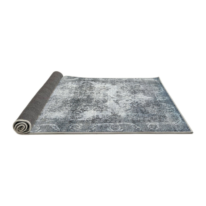 Thickness of Contemporary Light Slate Gray Modern Rug, con1994