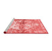 Contemporary Red Washable Rugs