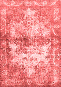 Abstract Red Contemporary Rug, con1994red