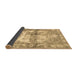 Sideview of Abstract Brown Contemporary Rug, con1994brn