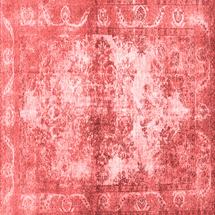 Machine Washable Abstract Red Contemporary Rug, wshcon1994red