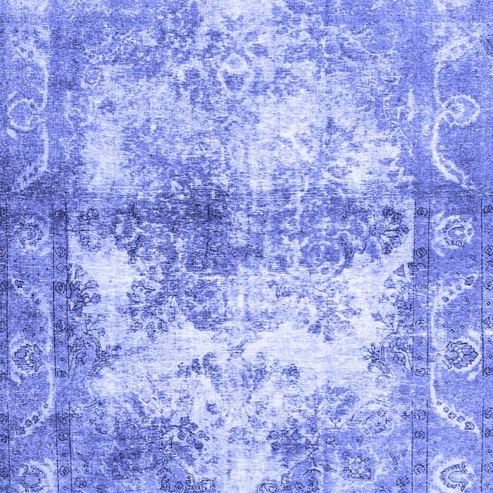 Abstract Blue Contemporary Rug, con1994blu