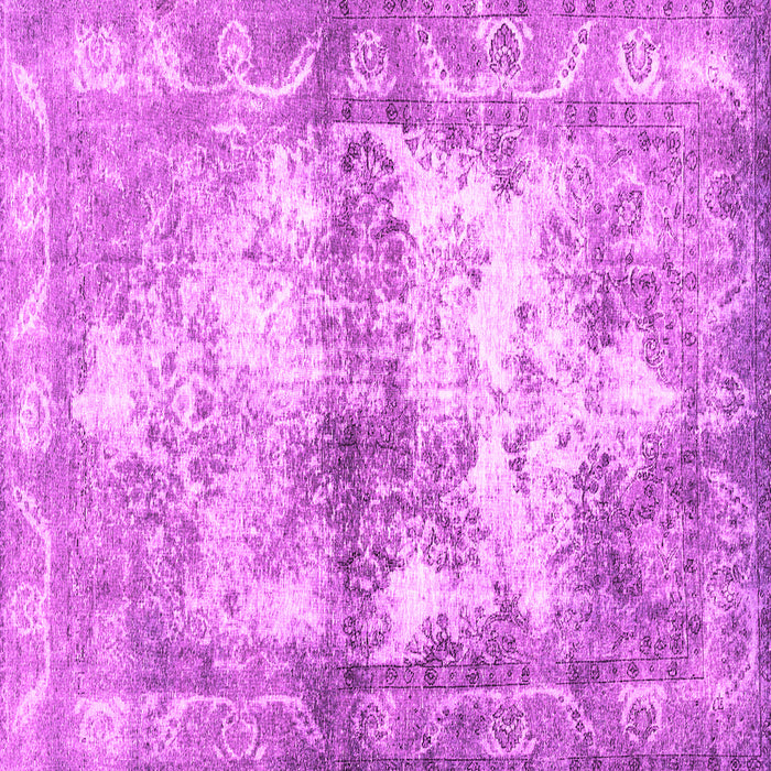 Square Machine Washable Abstract Pink Contemporary Rug, wshcon1994pnk