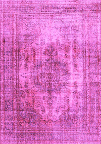 Abstract Purple Contemporary Rug, con1995pur