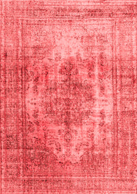 Abstract Red Contemporary Rug, con1995red