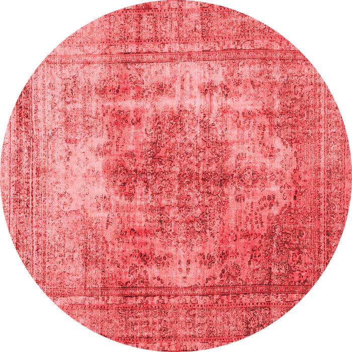 Machine Washable Abstract Red Contemporary Rug, wshcon1995red