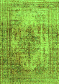 Abstract Green Contemporary Rug, con1995grn