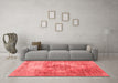 Contemporary Red Washable Rugs