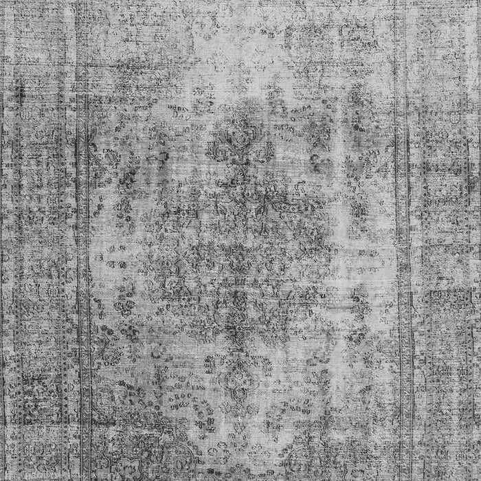Serging Thickness of Machine Washable Abstract Gray Contemporary Rug, wshcon1995gry