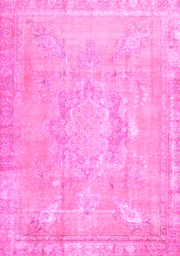 Abstract Pink Contemporary Rug, con1996pnk