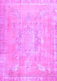 Abstract Purple Contemporary Rug, con1996pur