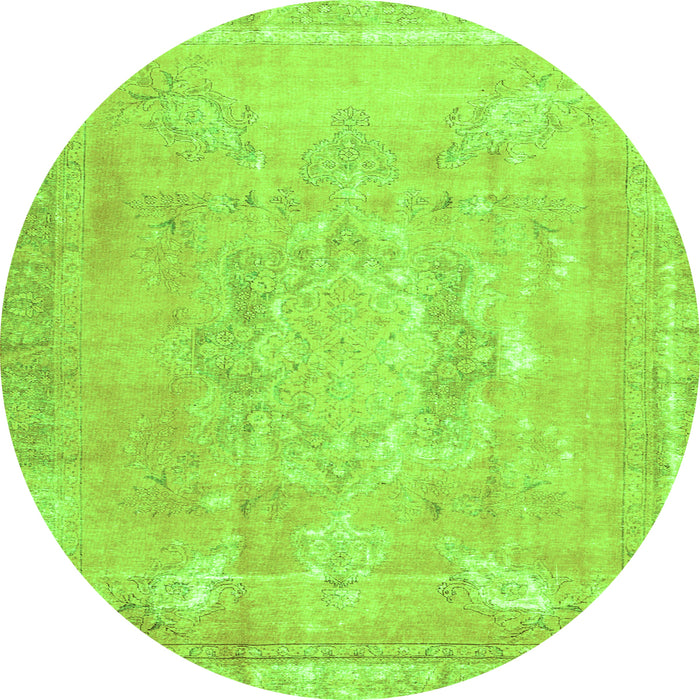 Machine Washable Abstract Green Contemporary Area Rugs, wshcon1996grn