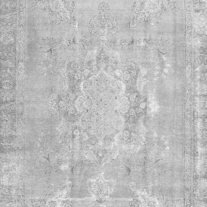 Serging Thickness of Machine Washable Abstract Gray Contemporary Rug, wshcon1996gry