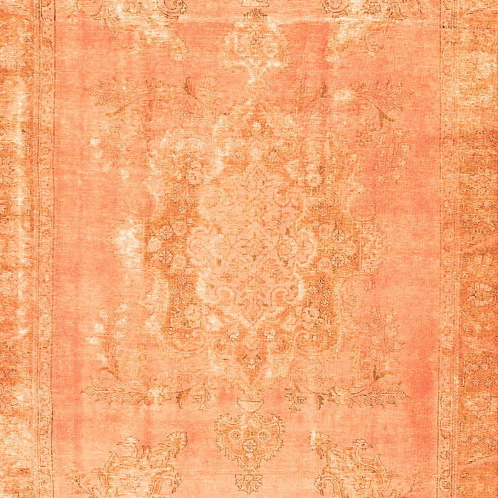 Serging Thickness of Machine Washable Abstract Orange Contemporary Area Rugs, wshcon1996org