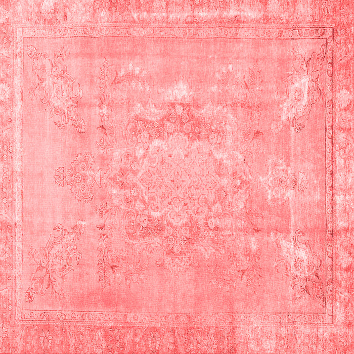Machine Washable Abstract Red Contemporary Rug, wshcon1996red