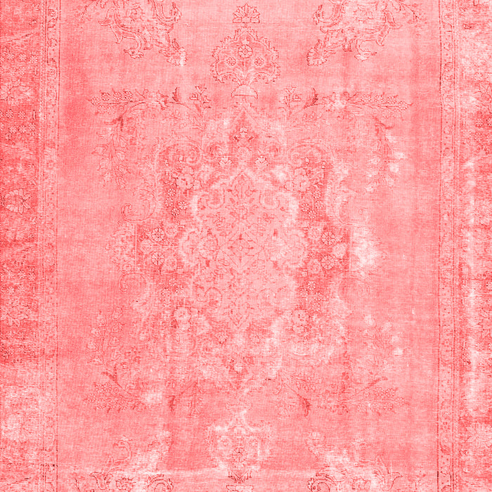Machine Washable Abstract Red Contemporary Rug, wshcon1996red