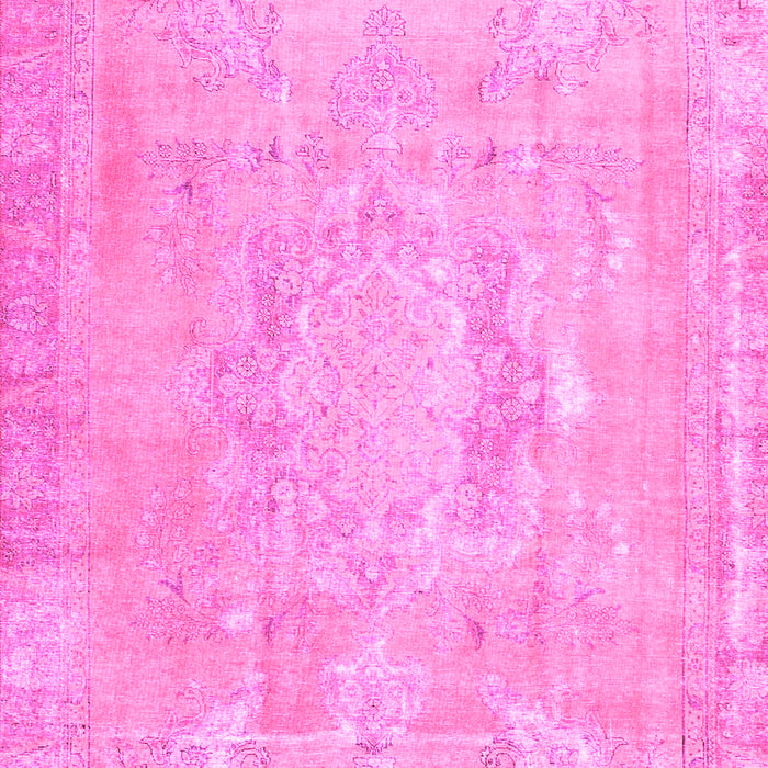 Machine Washable Abstract Pink Contemporary Rug, wshcon1996pnk