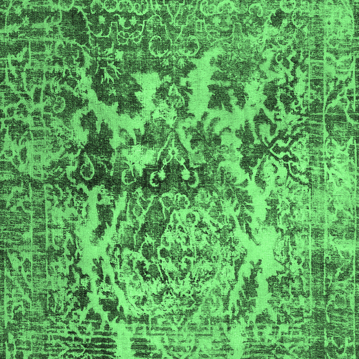 Abstract Emerald Green Contemporary Rug, con1997emgrn