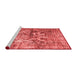 Contemporary Red Washable Rugs