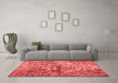 Contemporary Red Washable Rugs