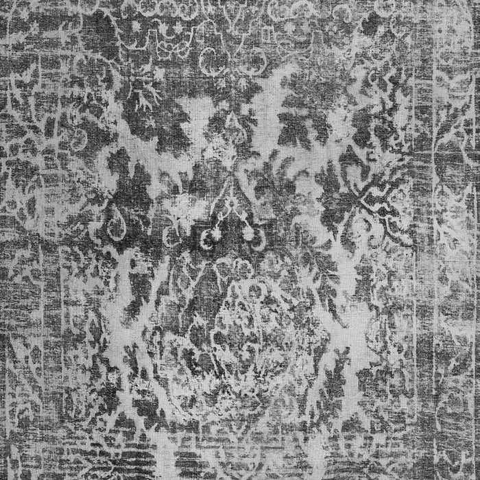 Serging Thickness of Machine Washable Abstract Gray Contemporary Rug, wshcon1997gry