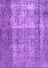 Machine Washable Abstract Purple Contemporary Area Rugs, wshcon1998pur